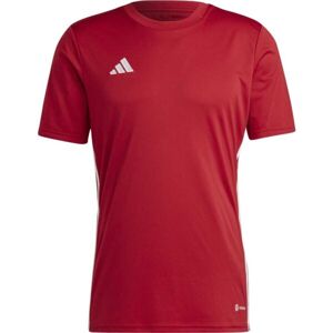 adidas TABELA 23 JSY Pánsky futbalový dres, červená, veľkosť L