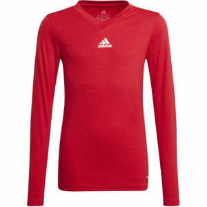 adidas TEAM BASE TEE Y Juniorské futbalové tričko, červená, veľkosť 116