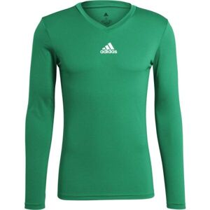 adidas TEAM BASE TEE Pánske futbalové tričko, zelená, veľkosť XL