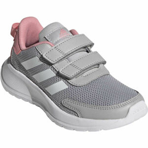 adidas TENSAUR RUN C Detská voľnočasová obuv, sivá, veľkosť 29