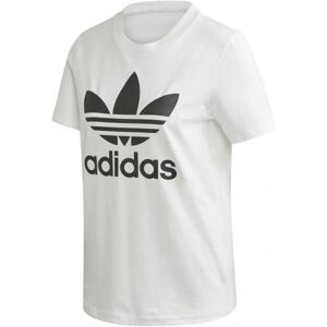 adidas TREFOIL TEE Dámske tričko, biela, veľkosť 36