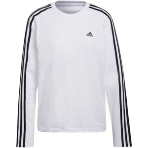 adidas 3S LS T Dámske tričko s dlhým rukávom, biela, veľkosť S