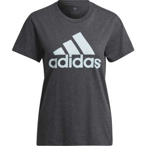 adidas BL T Dámske tričko, tmavo sivá, veľkosť S