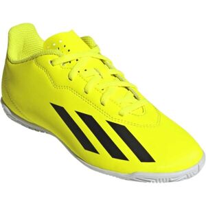 adidas X CRAZYFAST CLUB IN J Detská halová obuv, žltá, veľkosť 36 2/3