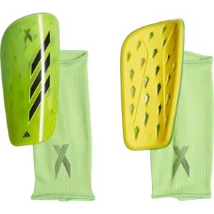 adidas X SPEEDPORTAL LEAGUE Futbalové chrániče, zelená, veľkosť L