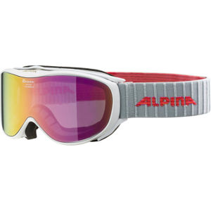 Alpina Sports CHALLENGE 2.0 M Lyžiarske okuliare, biela, veľkosť UNI