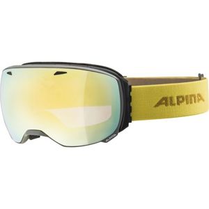 Alpina Sports BIG HORN HM Unisex lyžiarske okuliare, žltá, veľkosť os
