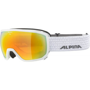 Alpina Sports SCARABEO HM Lyžiarske okuliare, biela, veľkosť UNI
