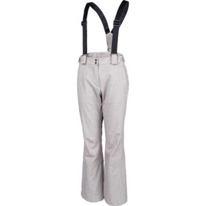ALPINE PRO ARGA Dámske lyžiarske nohavice, sivá, veľkosť S