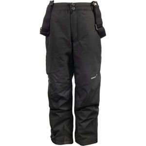 ALPINE PRO FRIDO Detské lyžiarske nohavice, čierna, veľkosť 128-134
