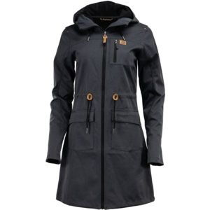 ALPINE PRO GALLERIA 2 Dámsky softshellový kabát, tmavo sivá, veľkosť XS
