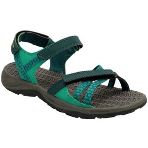 ALPINE PRO GINA Dámske sandále, zelená, veľkosť 37