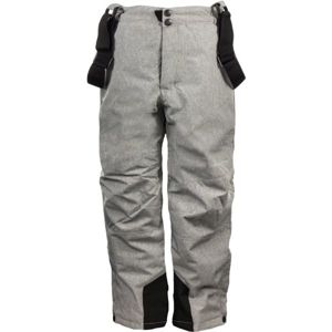 ALPINE PRO GUSTO Detské lyžiarske nohavice, sivá, veľkosť 140-146