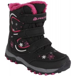 ALPINE PRO KABUNI čierna 24 - Detská zimná obuv