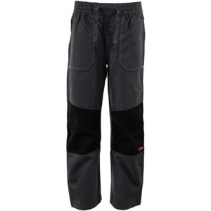 ALPINE PRO RAFIKO 3 Chlapčenské outdoorové nohavice, sivá, veľkosť 104-110