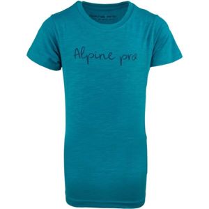 ALPINE PRO SANTOSO modrá 116-122 - Detské tričko