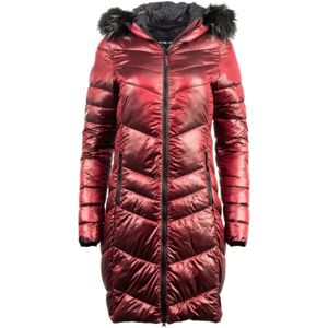 ALPINE PRO RAMA Dámsky kabát, červená, veľkosť S