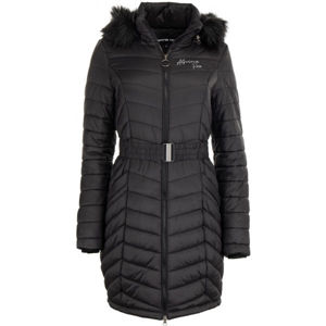ALPINE PRO BAALA Dámsky zimný kabát, čierna, veľkosť M
