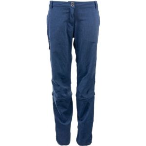 ALPINE PRO CHECKA Dámske nohavice, modrá, veľkosť 34