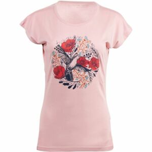 ALPINE PRO MAKIA Dámske tričko, ružová, veľkosť S