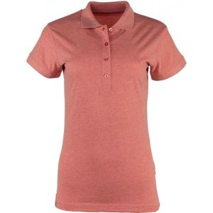 ALPINE PRO ZENDAYA ružová XL - Dámske polo tričko