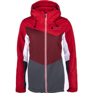 ALPINE PRO LUDIA Dámska lyžiarska bunda, červená, veľkosť XS