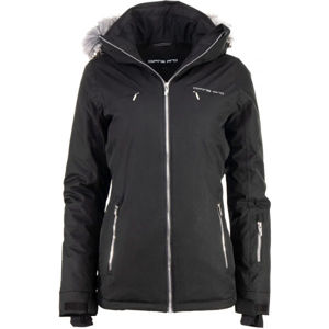 ALPINE PRO MARIOLA Dámska lyžiarská bunda, čierna, veľkosť XL