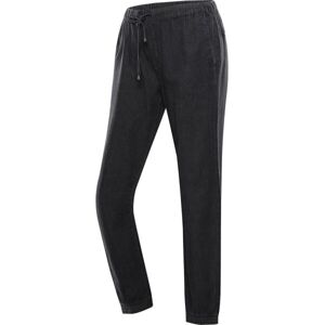 ALPINE PRO ODERA Dámske outdoorové nohavice, čierna, veľkosť XL