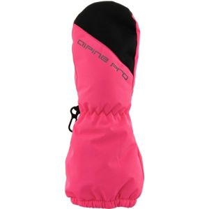 ALPINE PRO RAINERO Detské rukavice, ružová, veľkosť XS
