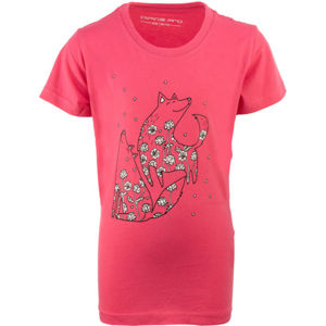 ALPINE PRO SADLERO Detské tričko, ružová,mix, veľkosť