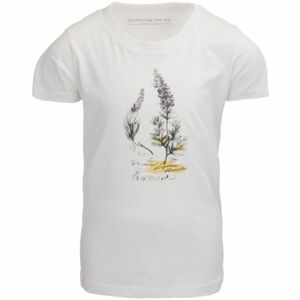 ALPINE PRO SANDIPO Dievčenské tričko, biela, veľkosť 128-134