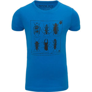 ALPINE PRO SHANTO Chlapčenské tričko, modrá, veľkosť 140-146