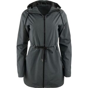 ALPINE PRO SURAJA Dámsky softshellový kabát, tmavo sivá, veľkosť
