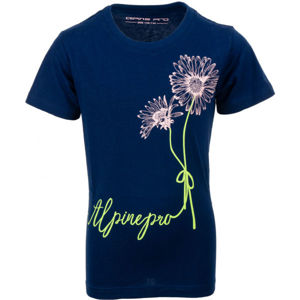 ALPINE PRO TABORO Detské tričko, tmavo modrá,svetlo zelená,ružová, veľkosť