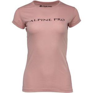 ALPINE PRO TRACTA svetlo ružová L - Dámske tričko
