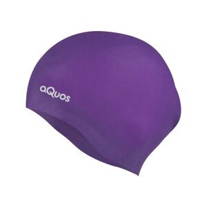 AQUOS CUSK Juniorská plavecká čiapka, fialová, veľkosť os