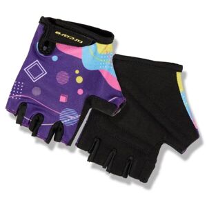 Arcore LUKE Dievčenské cyklistické rukavice, fialová, veľkosť 10