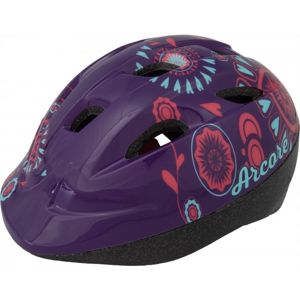 Arcore DREAMY Detská cyklistická prilba, fialová, veľkosť S