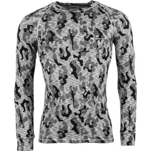 Arcore ERNO šedá XXL - Pánske termo tričko s dlhým rukávom