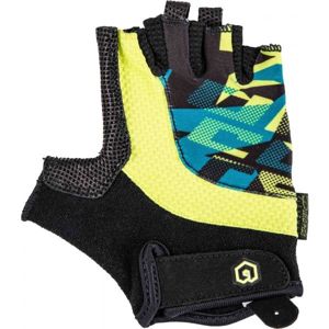 Arcore SPHINX Detské cyklistické rukavice, žltá, veľkosť 4