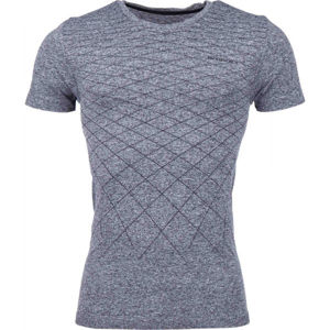 Arcore GREY Pánske bezšvové tričko, tmavo sivá, veľkosť