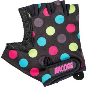 Arcore ZOAC Detské cyklistické rukavice, čierna, veľkosť 8