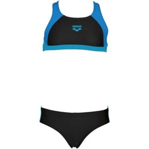 Arena G REN TWO PIECES čierna 10-11 - Dievčenské dvojdielne plavky