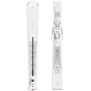 Atomic CLOUD 8 + M 10 GW Dámske zjazdové lyže, biela, veľkosť 164