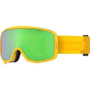 Atomic COUNT JR CYLINDRICAL Juniorské lyžiarske okuliare, žltá, veľkosť os