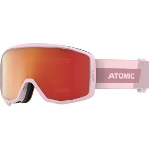 Atomic COUNT JR CYLINDRICAL Juniorské lyžiarske okuliare, ružová, veľkosť os