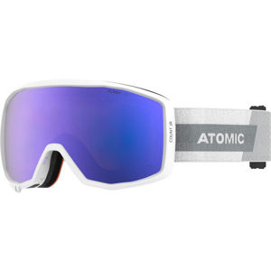 Atomic COUNT JR SPHERICAL Juniorské lyžiarske okuliare, biela, veľkosť os
