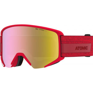 Atomic Univerzálne lyžiarske okuliare Univerzálne lyžiarske okuliare, červená, veľkosť os