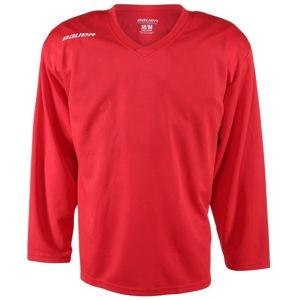 Bauer 200 JERSEY YTH Detský hokejový tréningový dres, červená, veľkosť XL