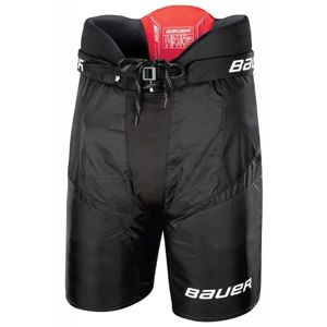 Bauer NSX PANTS JR Juniorské hokejové nohavice, čierna, veľkosť XL